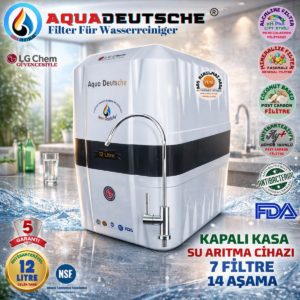 AQUA DEUTSCHE 12 LİTRE 7 FİLTRE 14 AŞAMA SU ARITMA CİHAZI