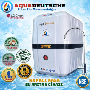 AQUA DEUTSCHE 8 LİTRE 7 FİLTRE 14 AŞAMA SU ARITMA CİHAZI
