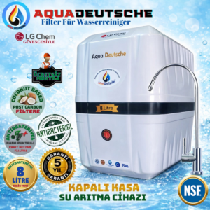 AQUA DEUTSCHE ÜCRETSİZ MONTAJ 8 LİTRE 7 FİLTRE 14 AŞAMA SU ARITMA CİHAZI