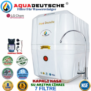 AQUA DEUTSCHE POMPALI 8 LİTRE 7 FİLTRE 14 AŞAMA SU ARITMA CİHAZI