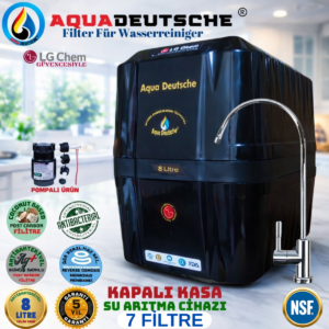 AQUA DEUTSCHE POMPALI 8 LİTRE 7 FİLTRE 14 AŞAMA SU ARITMA CİHAZI