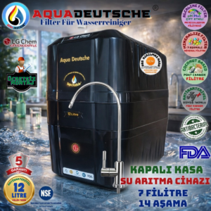 AQUA DEUTSCHE 12 LİTRE 7 FİLTRE 14 AŞAMA SU ARITMA CİHAZI