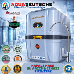 AQUA DEUTSCHE ÜCRETSİZ MONTAJ 8 LİTRE 7 FİLTRE 14 AŞAMA SU ARITMA CİHAZI