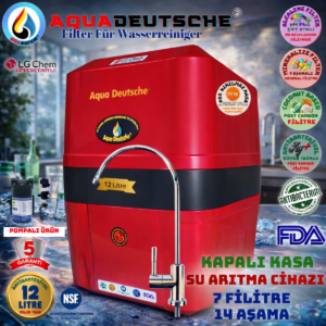 AQUA DEUTSCHE 12 LİTRE 7 FİLTRE 14 AŞAMA SU ARITMA CİHAZI