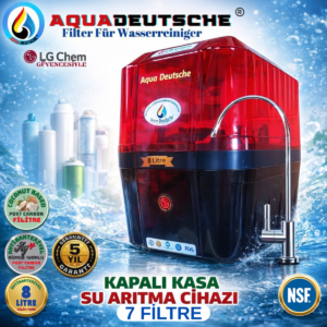 AQUA DEUTSCHE 8 LİTRE 7 FİLTRE 14 AŞAMA SU ARITMA CİHAZI