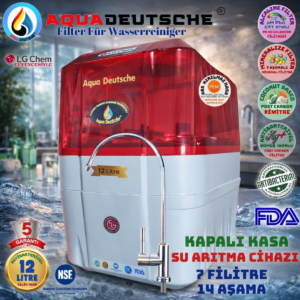 AQUA DEUTSCHE 12 LİTRE 7 FİLTRE 14 AŞAMA SU ARITMA CİHAZI