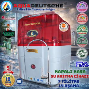 AQUA DEUTSCHE 12 LİTRE 7 FİLTRE 14 AŞAMA SU ARITMA CİHAZI