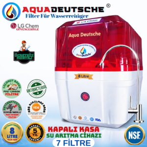 AQUA DEUTSCHE ÜCRETSİZ MONTAJ 8 LİTRE 7 FİLTRE 14 AŞAMA SU ARITMA CİHAZI