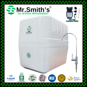 Mr.Smith's Home Concept POMPALI-KOMPOZİT TATLANDIRICI FİLTRELİ Ters Ozmoz Su Arıtma Cihazı