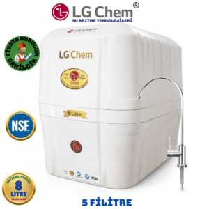 LG Chem COOL ÜCRETSİZ MONTAJ 8 LİTRE 7 FİLTRE 14 AŞAMA SU ARITMA CİHAZI