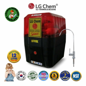 LG Chem COOL ÜCRETSİZ MONTAJ 12 LİTRE 7 FİLTRE 14 AŞAMA SU ARITMA CİHAZI