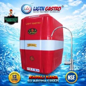 LİGTH GASTRO SPECIAL ÜCRETSİZ MONTAJ 12 LİTRE 90 GPD NANO MEMBRANLI SU ARITMA CİHAZI