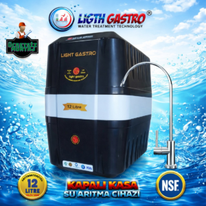 LİGTH GASTRO SPECIAL ÜCRETSİZ MONTAJ 12 LİTRE 90 GPD NANO MEMBRANLI SU ARITMA CİHAZI