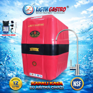 LİGTH GASTRO SPECIAL 12 LİTRE 90 GPD NANO MEMBRANLI SU ARITMA CİHAZI