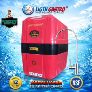 LİGTH GASTRO SPECIAL ÜCRETSİZ MONTAJ 12 LİTRE 90 GPD NANO MEMBRANLI SU ARITMA CİHAZI